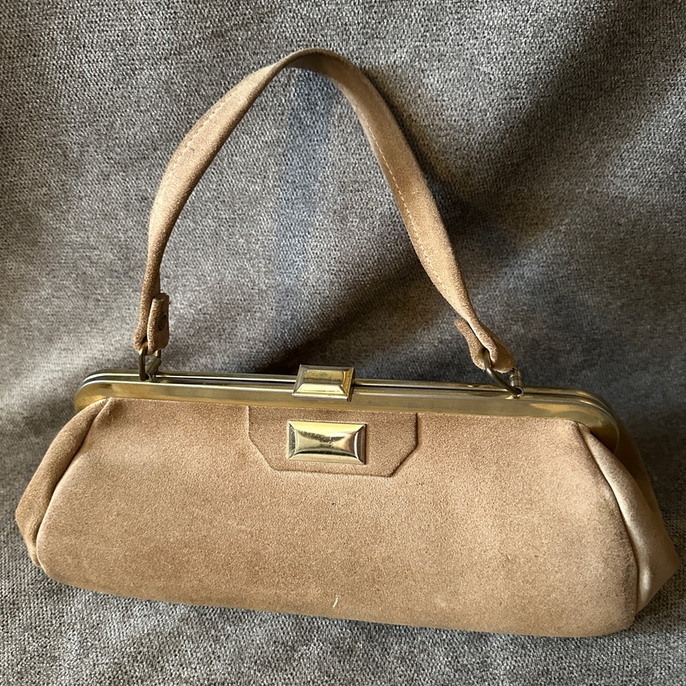 VINTAGE Brown Suede Bag